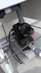 Booster pump at villa in bali