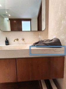 cracked countertop