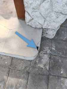 cracked tile