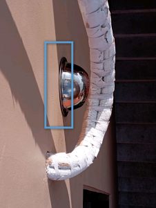 lack of sealant