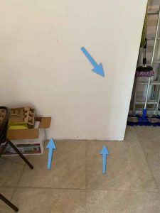 moisture intrusion - wall
