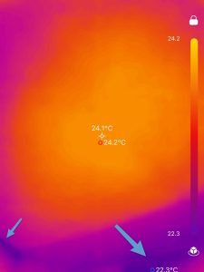 thermal moisture image